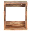 vidaXL Nástenný držiak na skateboard 25x20x30 cm masívne recyklované drevo