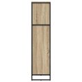 vidaXL Knižnica 40 x 30 x 121 cm Kompozitné drevo Sonoma