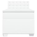 vidaXL Boxspring posteľ s matracom biela 80x200 cm umelá koža
