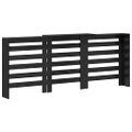 vidaXL Kryt radiátora Čierny dub 205 x 21,5 x 83,5 cm Kompozitné drevo
