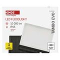 LED reflektor TAMBO EVO, 100 W, 10 000 lm, IP65, čierny