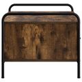 vidaXL Konferenčný stolík Dymový dub 99,5 x 49 x 41 cm