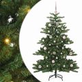 vidaXL Umelý Sklápací Vianočný Stromček Zelená 150 cm PVC a oceľ
