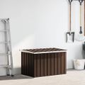 vidaXL Záhradný úložný box hnedý 109x67x65 cm