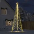 vidaXL LED vianočný stromček 861 LED teplá biela 478 cm