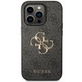Puzdro Guess pre iPhone 15 Pro Max 6,7" GUHCP15X4GMGGR sivé HC PU Leather 4G Metal Logo