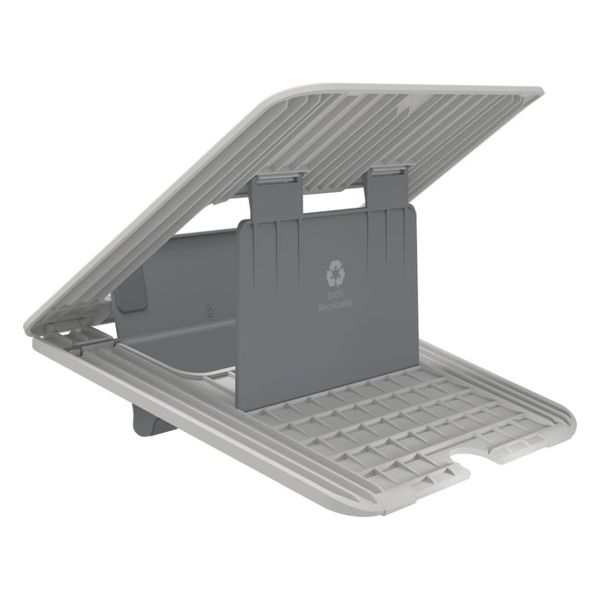 FELLOWES stojan na notebook BREYTA/ do 14"/ 268mm x 14mm x 235mm/ biely Podstavec, pre notebook, do 14", nastavenie výšky a uhla, bielo-sivý