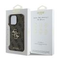 Puzdro Guess pre iPhone 16 Pro 6,3" GUHCP16L4GMGBR 4G Big Logo hnedá