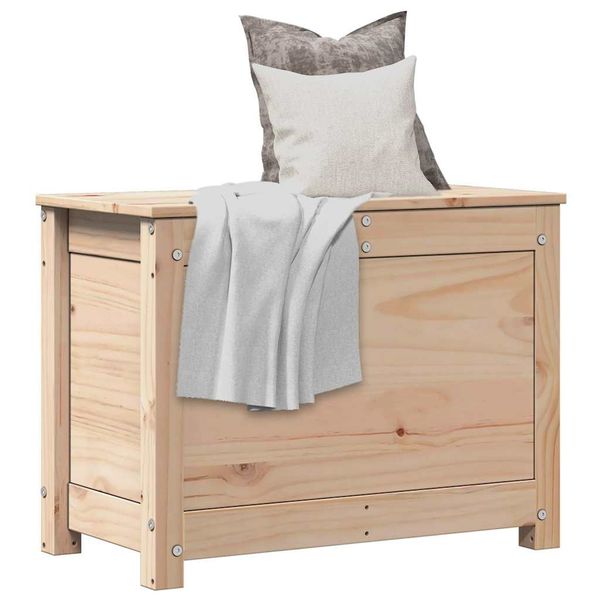 vidaXL Úložný box 60x32x45,5 cm masívna borovica
