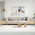 vidaXL Konferenčné stolíky 2 ks dub sonoma 50x50x40cm kompozitné drevo