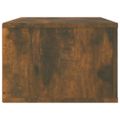 vidaXL Závesná TV skrinka dymový dub 80x36x25 cm spracované drevo