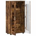 vidaXL Servírovacia skriňa FLORIN 55,5 x 29 x 100 cm Dymová dub