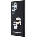 Karl Lagerfeld puzdro pre Samsung Galaxy S24 Ultra KLHCS24L3DRKCNK čierne HC 3D RUBBER KC NFT