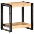 vidaXL Príručný stolík 40x30x40 cm surový mangovníkový masív