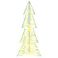 vidaXL Vianočný stromček 100 LED Teplá biela 120 cm PET