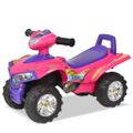 vidaXL Detská štvorkolka ATV so zvukom a svetlom, ružovo-fialová