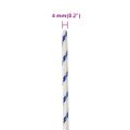 vidaXL Lodné lano biele 4 mm 100 m polypropylén
