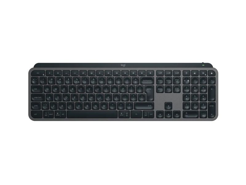 Logitech MX KEYS S/Bezdrôtová USB + Bluetooth/US layout/Grafitová