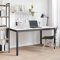 vidaXL Jedálenský stôl Biela 150 x 90 x 75 cm Masívne borovicové drevo