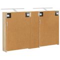 vidaXL Set kabinetov do kúpeľne 3 ks 120 x 14,5 x 70 cm