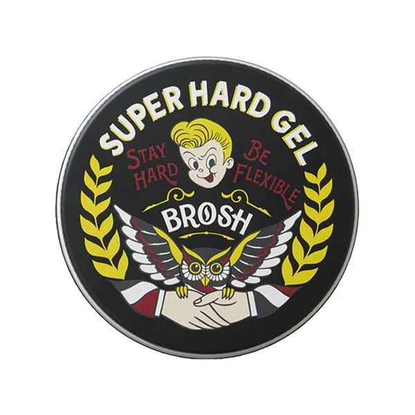 Silný gél na vlasy BROSH Mini Super hard gel 70 g