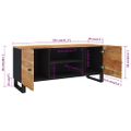 vidaXL TV skrinka 105x33x46 cm akáciový masív