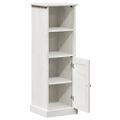 vidaXL Kúpeľňová skriňa VIGO Biela a antik biela 37 x 34 x 110 cm