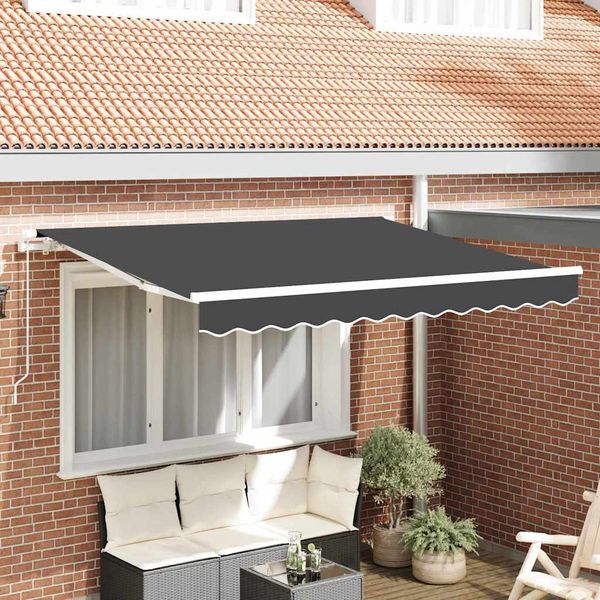 vidaXL Zatemniteľná markíza Antracit 250 x 200 cm látka