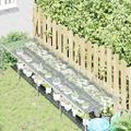 vidaXL Kryt na rastliny s očkami 1x4 m PVC