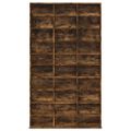 vidaXL CD skrinka údený dub 102x23x177,5 cm spracované drevo