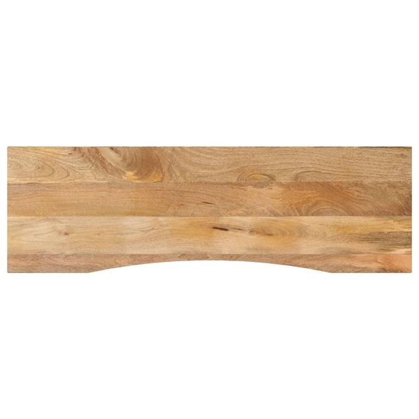 vidaXL Stolová doska so zakrivením 160x50x2,5 cm surový mangový masív