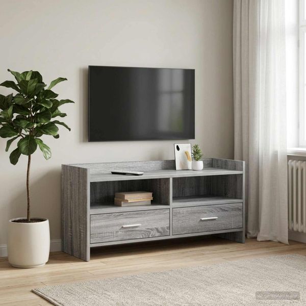vidaXL TV skrinka 100 x 33 x 47 cm Sivý Sonoma Kompozitné drevo