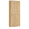 vidaXL Vysoká skrinka dub sonoma 69,5x34x180 cm spracované drevo