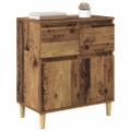 vidaXL Servírovacia skriňa Staré drevo 60 x 35 x 70 cm