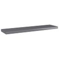 vidaXL Prídavné police 8 ks, lesklé sivé 40x10x1,5 cm, drevotrieska