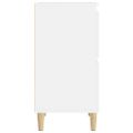 vidaXL Komody 3 ks biele 60x35x70 cm kompozitné drevo