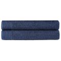 vidaXL Sprchové uteráky 2 ks námornícke modré 70x140 cm bavlnené 450 g/m2