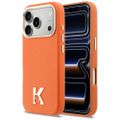 Puzdro Karl Lagerfeld pre iPhone 17 Pro 6,3" HC MAGSAFE PU FW W/ KHEAD LOGO ORANŽOVÉ