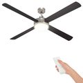 vidaXL Stropný ventilátor s osvetlením a diaľkovým ovládaním Ø 130 cm