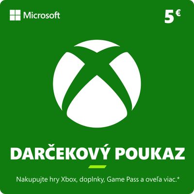 ESD XBOX - Darčeková karta Xbox 5 EUR