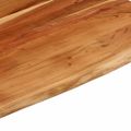 vidaXL Stolová doska 110x80x3,8 cm obdĺžnik akáciový masív živá hrana