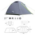 Kempingový stan NILS Camp NC6004 Explorer sivý