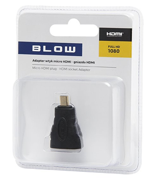 Adapér/Redukcia BLOW konektor MikroHDMI-zásuvka HDMI blister