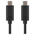 Nabíjací a dátový kábel 2.0 USB-C / USB-C, 2 m, čierny
