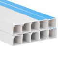vidaXL Káblový rozvod samolepiaci 40x40 mm 10 m PVC