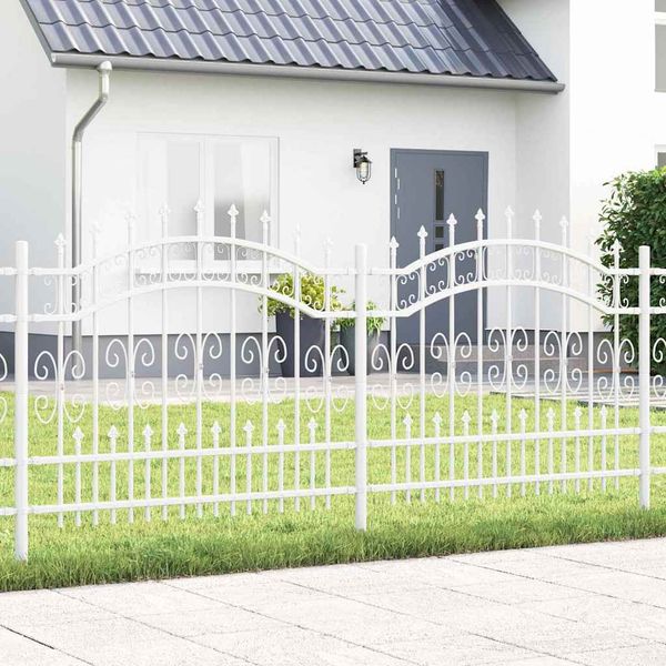 vidaXL Záhradný plot KAMPEN 240 x 140 cm Mesh Povrchovo upravená oceľ