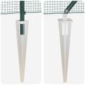 vidaXL Zváraný drôtový plot s hrotmi 50 x 0,8 m Oceľ s PVC povrchom