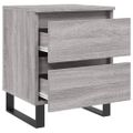 vidaXL Nočný stolík divý dub sonoma 40x35x50 cm kompozitné drevo