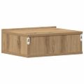 vidaXL Nástenné nočné stolíky 2 ks dub artisan 40x32x15cm sprac. drevo