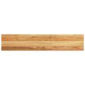 vidaXL Okenný parapet 2 ks svetlohnedá 100x20x2 cm dubový masív